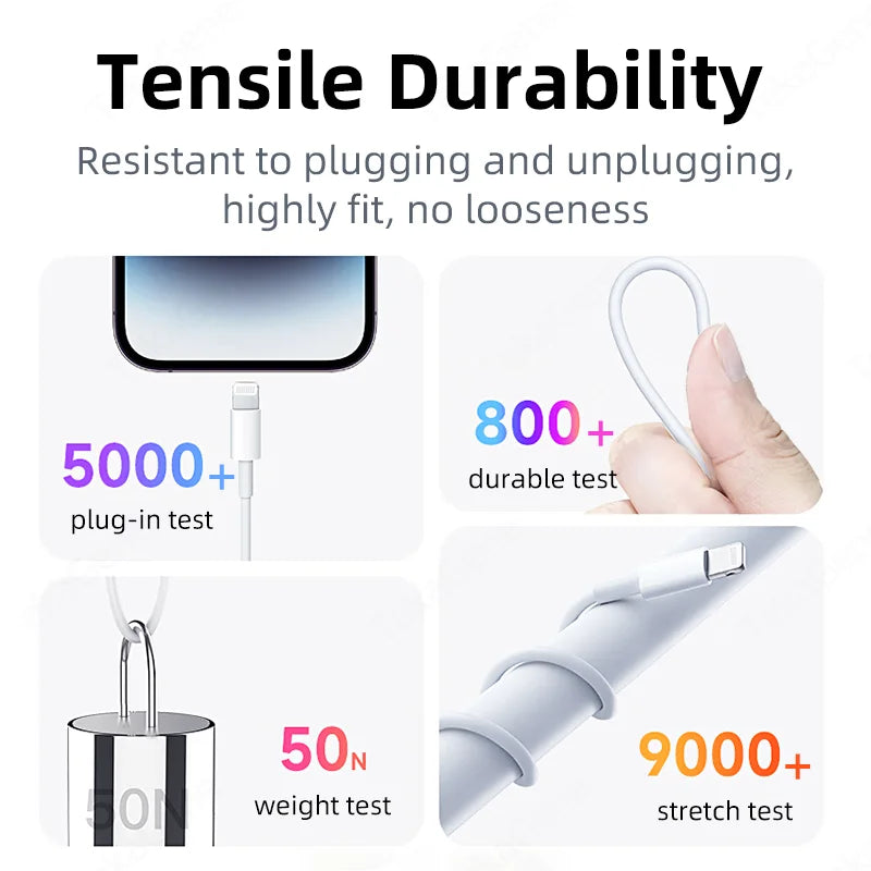 PD 3.0 Type-C to Lighting 20W Fast Charging Cable