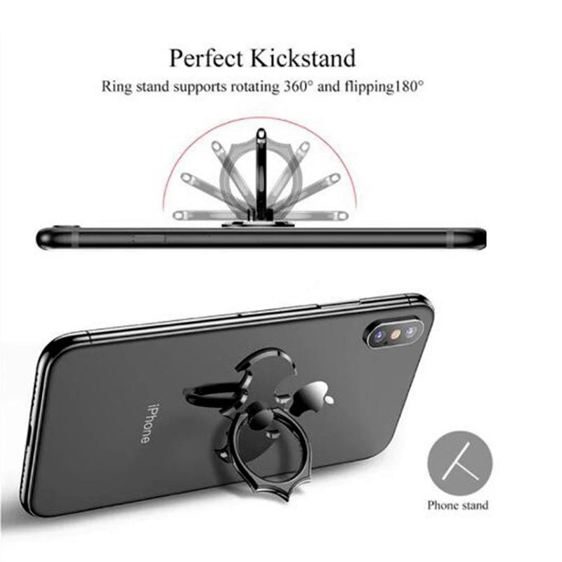 Bat Finger Ring 360 Degree Mobile Phone Desktop Stand Mount