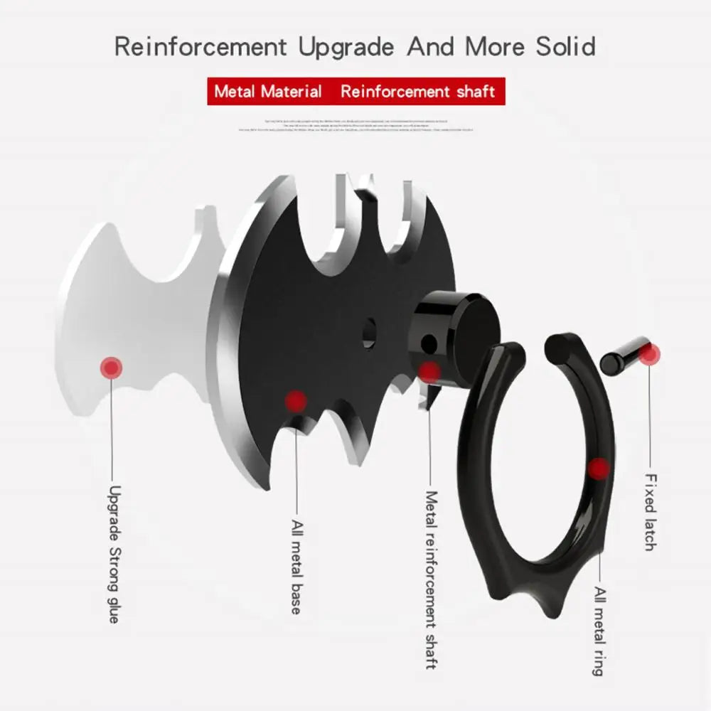 Bat Finger Ring 360 Degree Mobile Phone Desktop Stand Mount