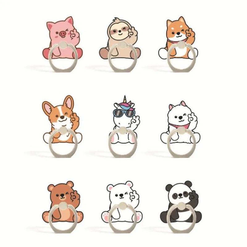 Panda Finger Ring Mobile Phone Stand