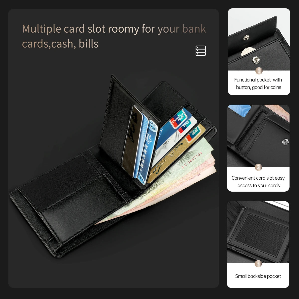 Tigernu Men's Synthetic Leather Wallet