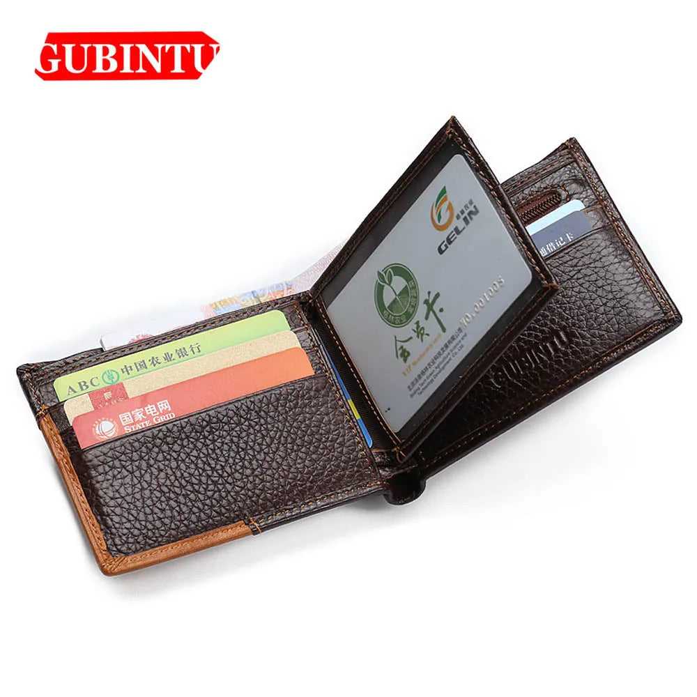 GUBINTU Men’s Genuine Leather Wallet