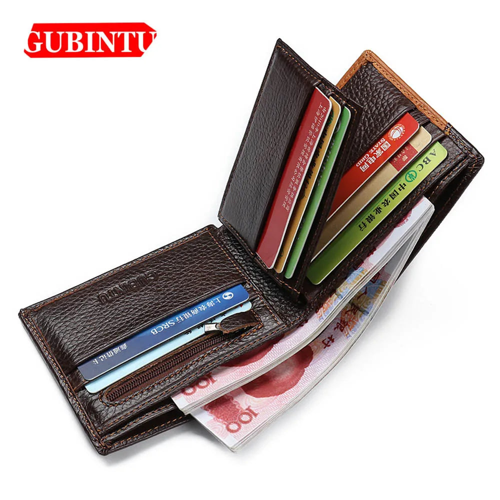 GUBINTU Men’s Genuine Leather Wallet