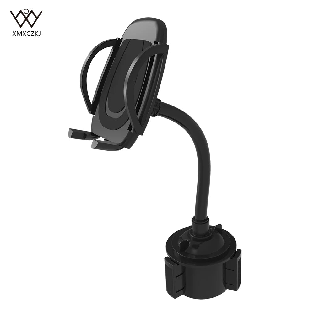 Hands Free Sturdy Adjustable Universal Gooseneck Cell Phone Cup Holder Mount