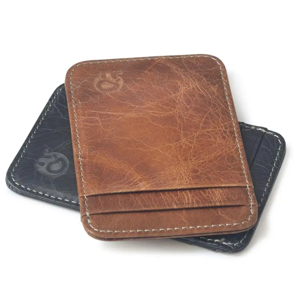 Genuine Leather Men’s Mini Card Holder