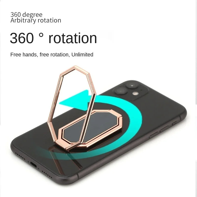 Finger Ring Phone Holder 360 Degree Rotation Desktop Stand