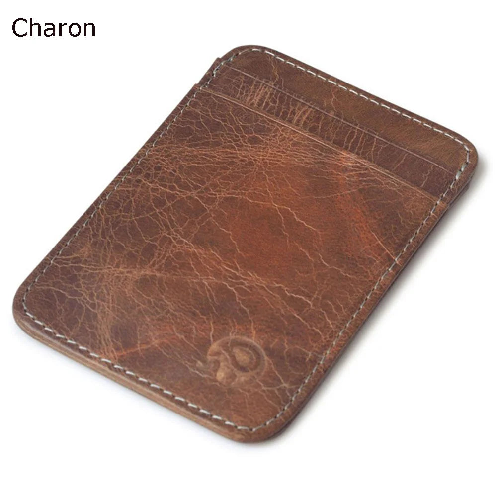 Genuine Leather Men’s Mini Card Holder