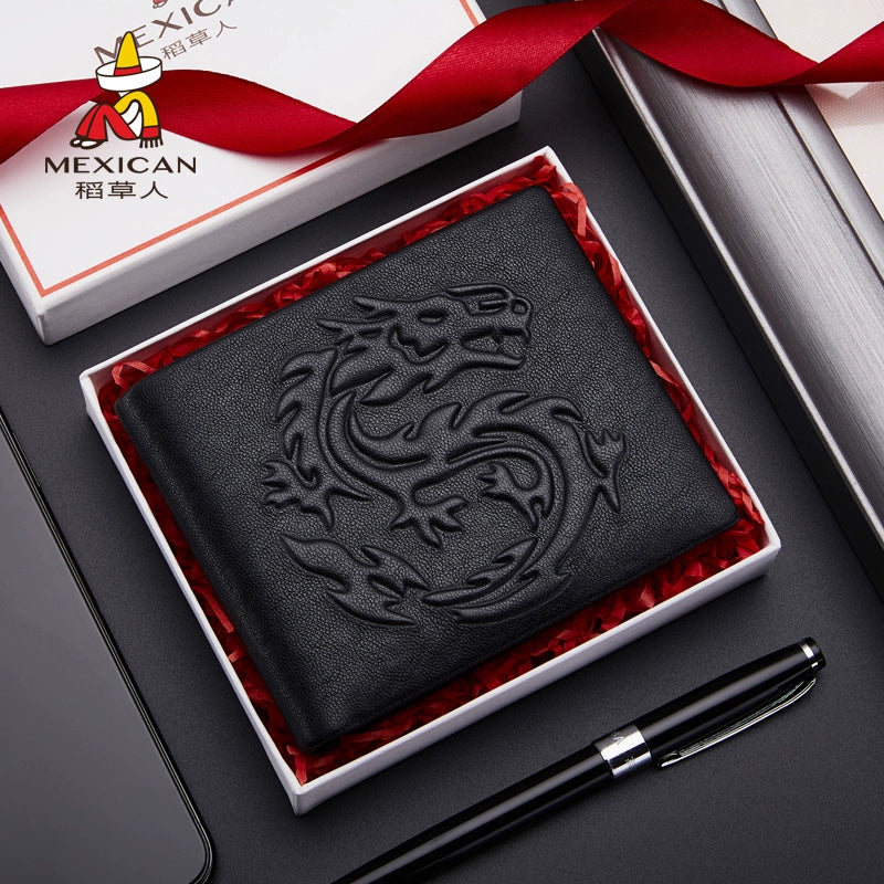 Men's Black Leather Wallet (Different Styles)