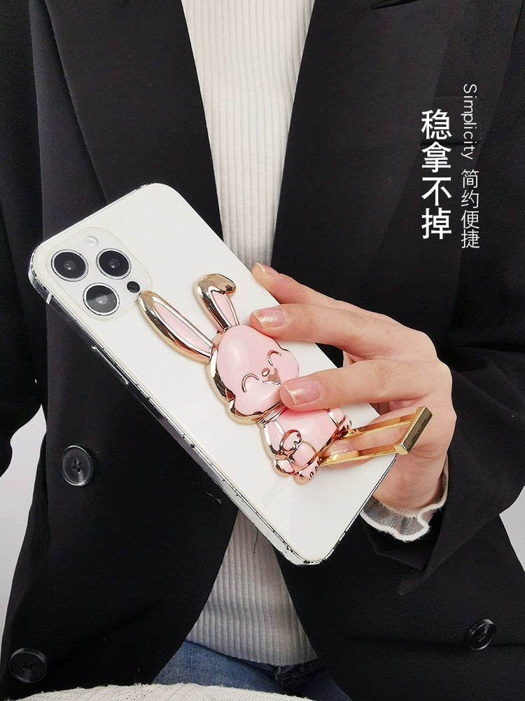 Cartoon Rabbit Phone Holder Bracket Foldable Ultra-Thin
