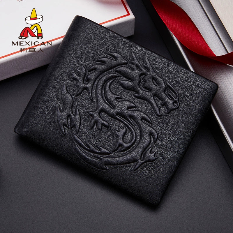 Men's Black Leather Wallet (Different Styles)