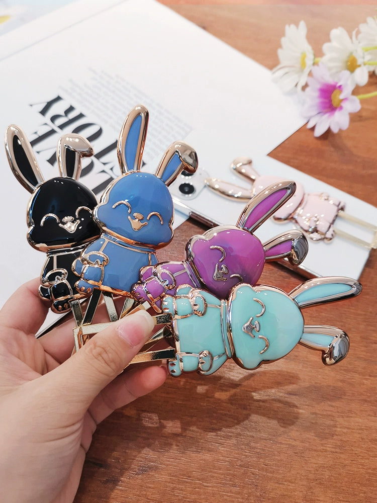 Cartoon Rabbit Phone Holder Bracket Foldable Ultra-Thin