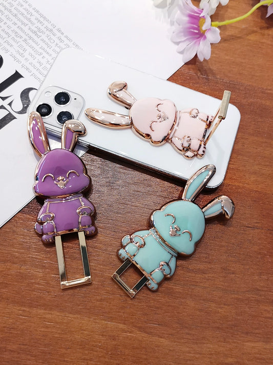Cartoon Rabbit Phone Holder Bracket Foldable Ultra-Thin