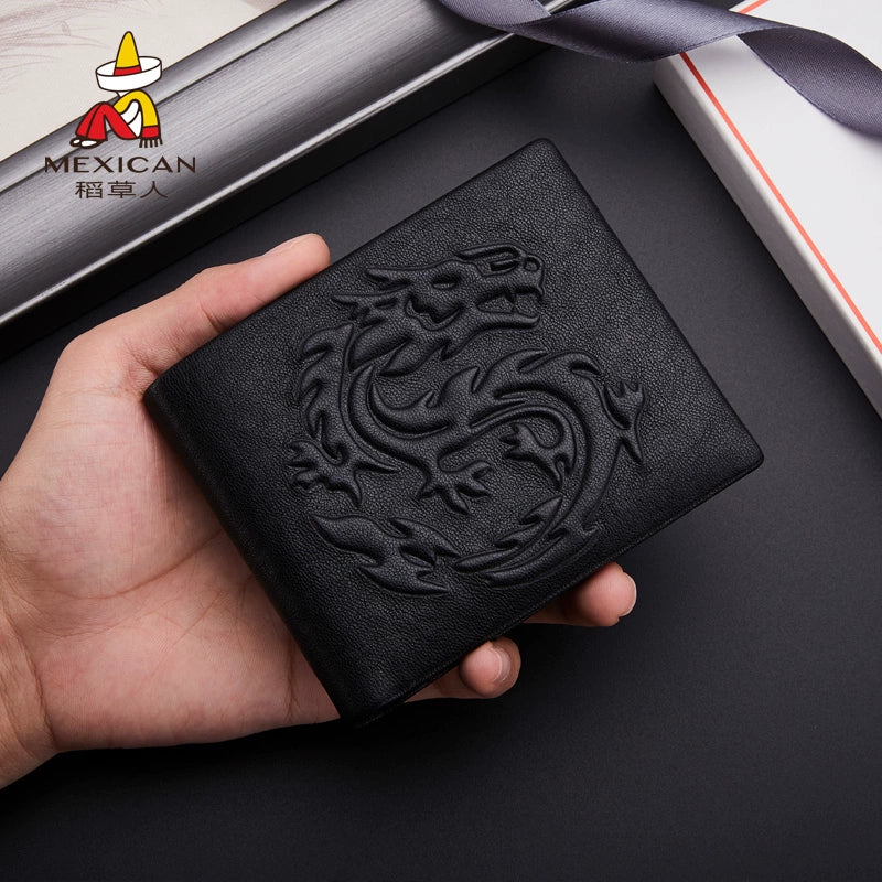 Men's Black Leather Wallet (Different Styles)