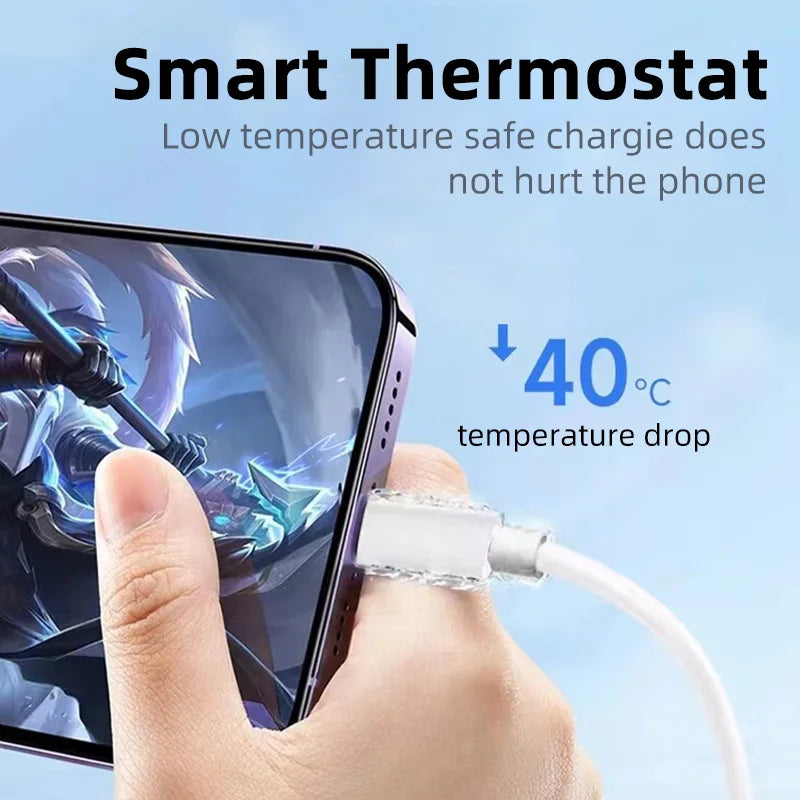 PD 3.0 Type-C to Lighting 20W Fast Charging Cable