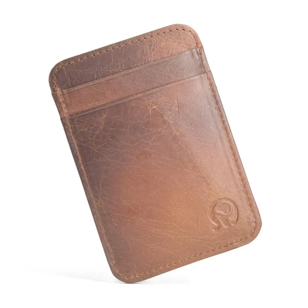 Genuine Leather Men’s Mini Card Holder