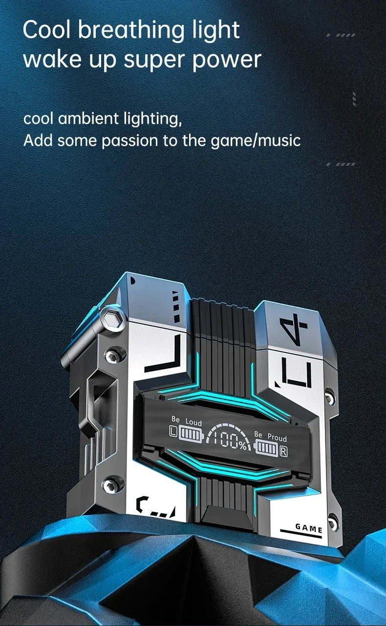 M45 120 Hrs. Compact Noise Reduction Bluetooth 5.3 Touch Control Waterproof Earbud