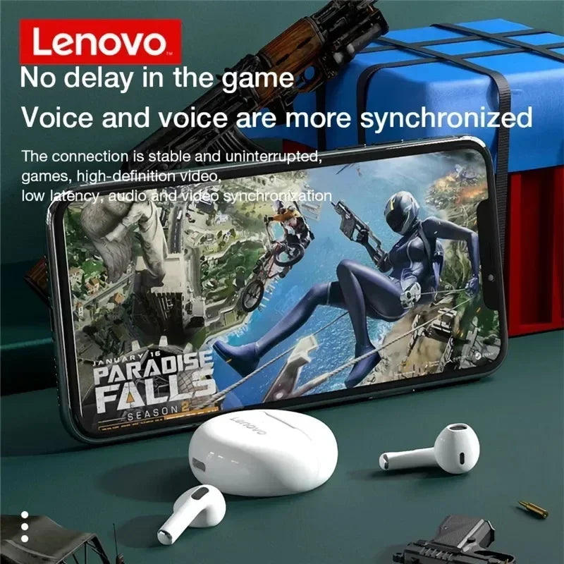 2024 Lenovo Air Pro 6 Wireless Bluetooth 5.1 Earphones 22 Hr Battery(4 Hr Play Time)