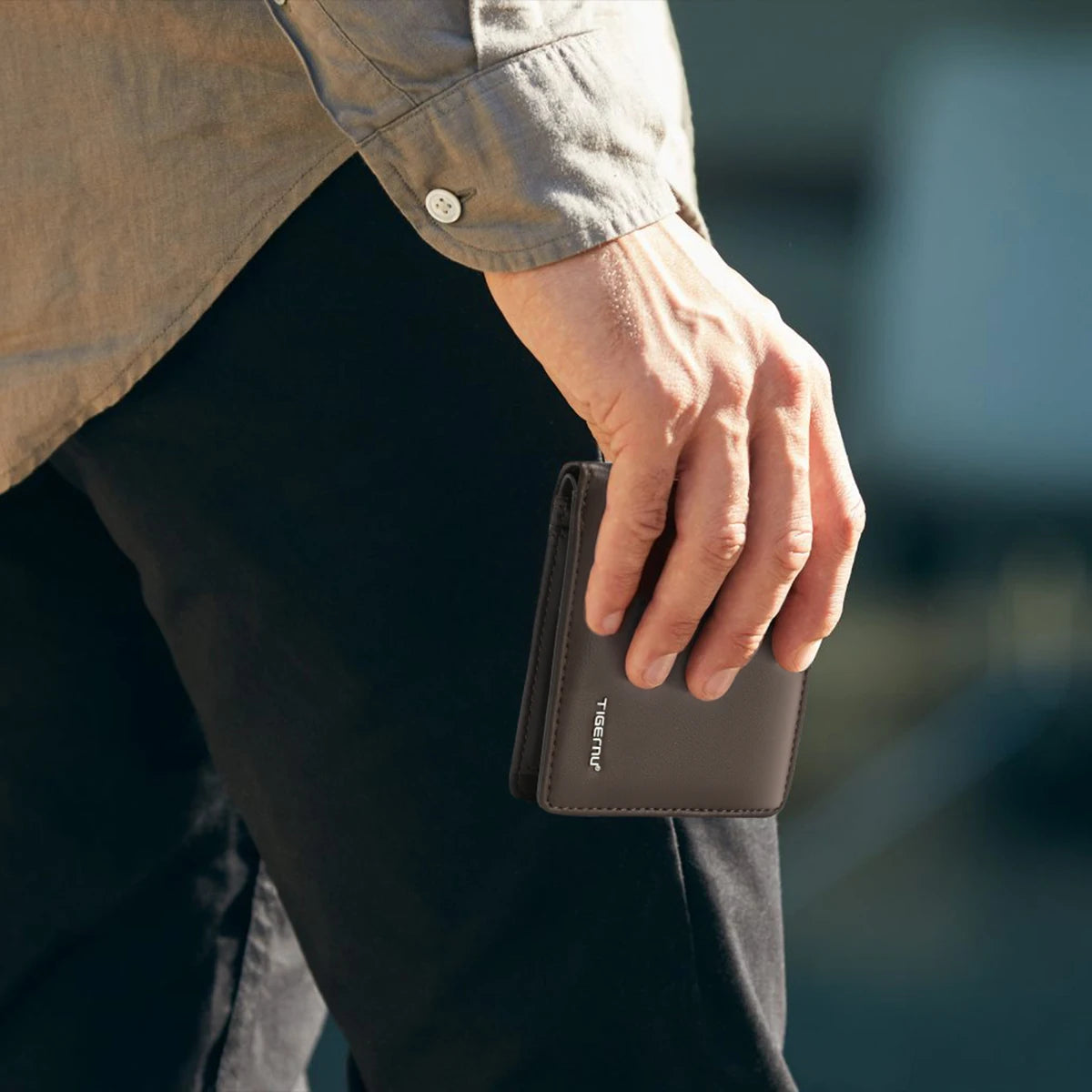 Tigernu Men's Synthetic Leather Wallet