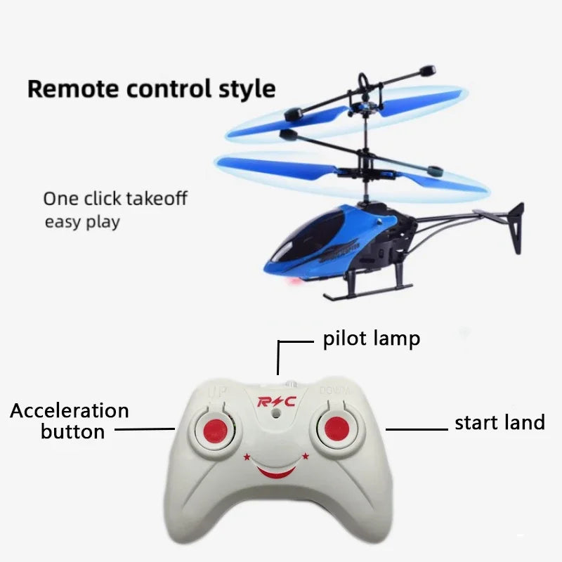 Mini RC Up/Down Helicopter Safe Fall-resistant