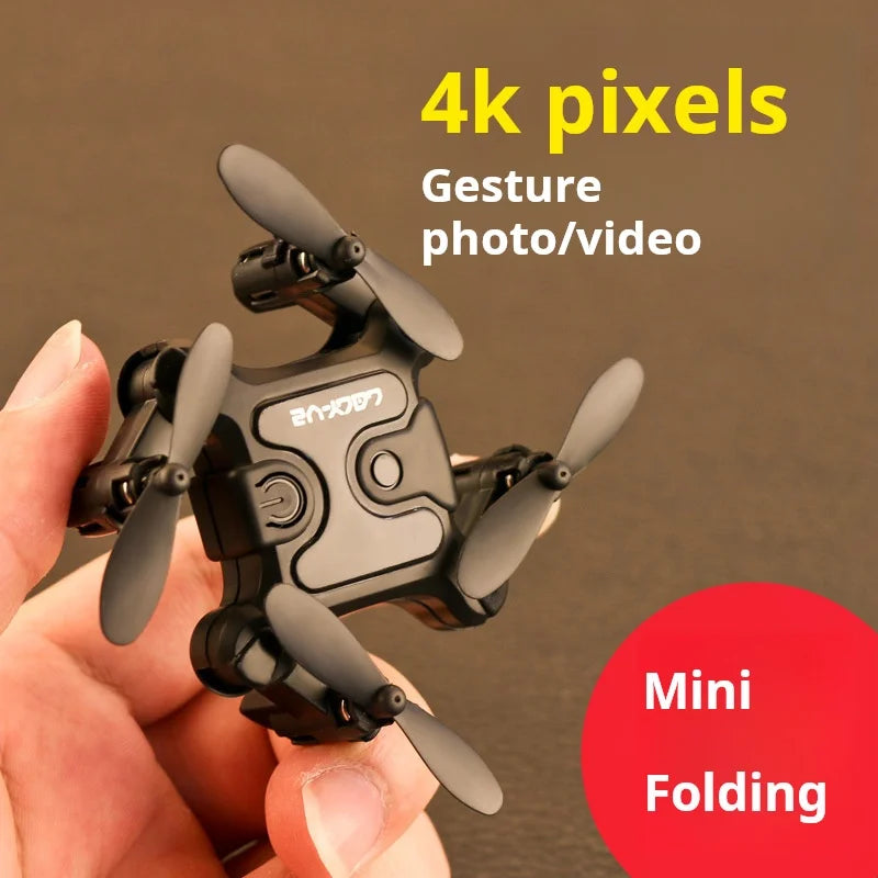 V2 Folding 4K Mini RC Remote Control Drone