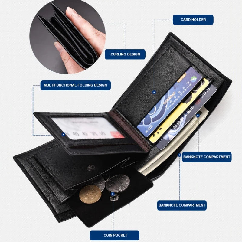 Men's Synthetic Leather Wallet